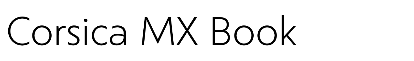 Corsica MX Book Font | Webfont & Desktop | MyFonts